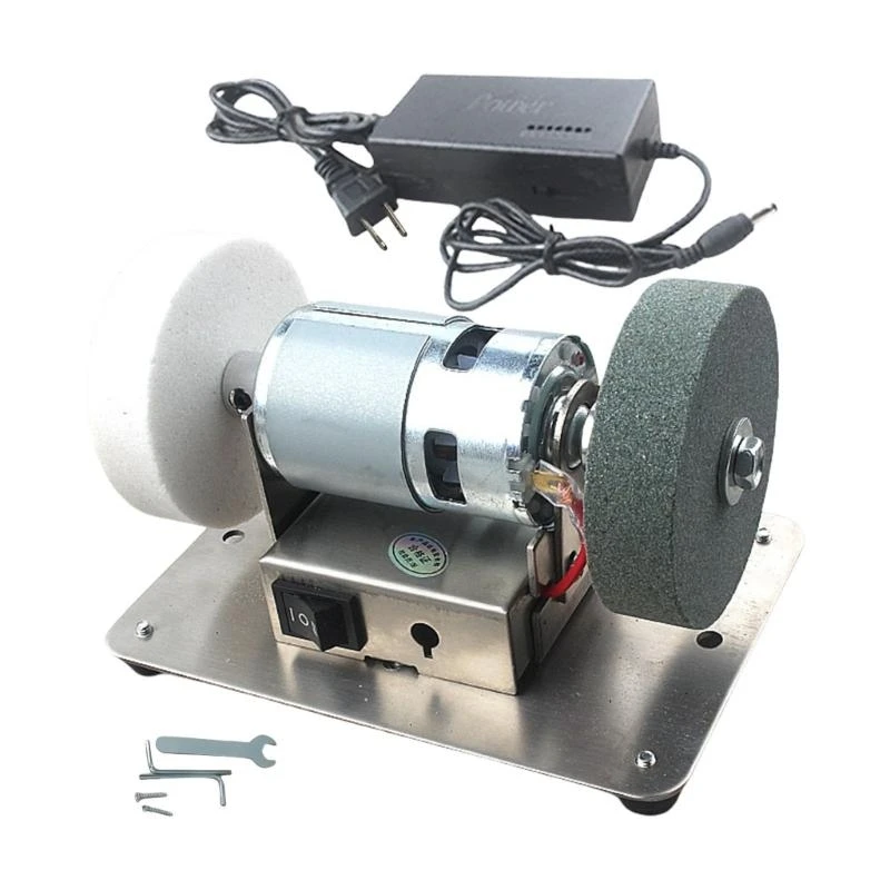 2025 New Desktop Grinder 100W Power 6000rpm Variable Speeds For Professional Metal Polishing Carving DIY Projects
