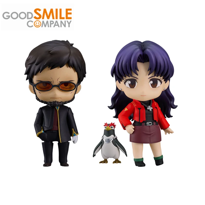 

Good Smile Genuine Nendoroid EVANGELION Gendou Ikari Misato Katsuragi Joint Movable Anime Action Figures Toys Kids Gift Model