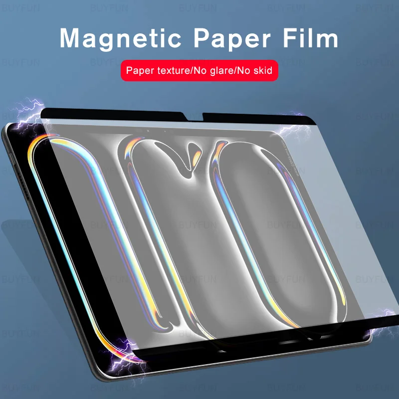 Paper Magnetic Like Screen Protector For Apple iPad Pro 13 2024 7th 5th Generation i Pad Air 11 inch 6th Removable Writing Film