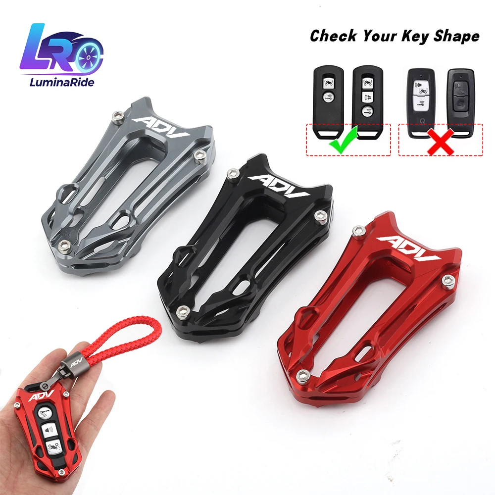 

Fit For Honda ADV 350 150 160 Key Case Anti-theft Aluminum ﻿Motorcycle CNC Rremote Control key Protection Cover