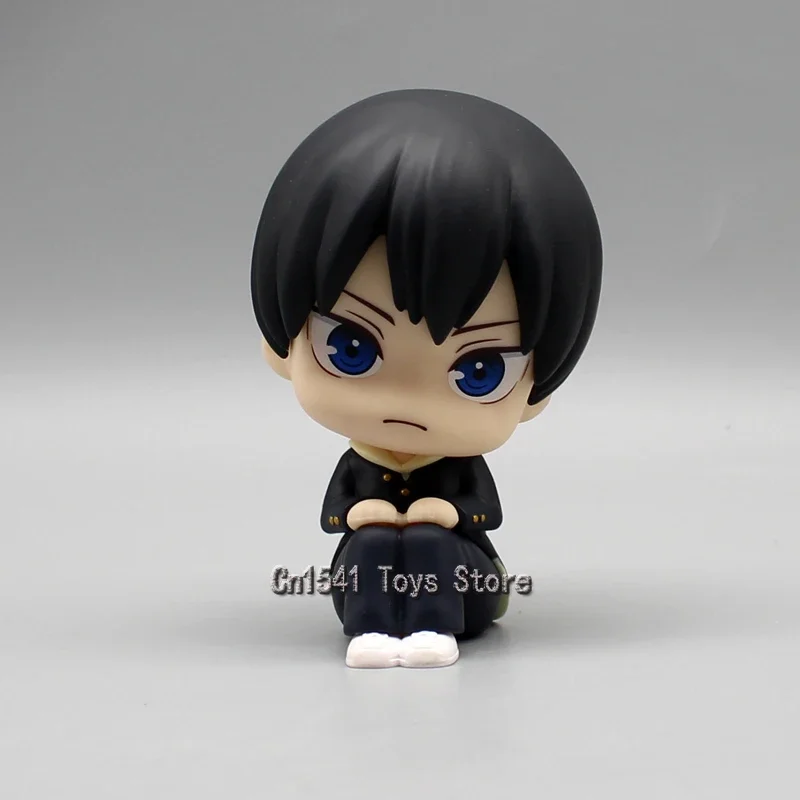 10cm Anime Tobio Kageyama Action Figure Mini Figurine Shoyo Hinata Figure Q Version Statue PVC Car Ornaments for Dashboard Dolls