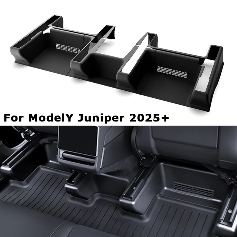 

Seat Slide Rails Protector Cover For Tesla ModelY Juniper 2025+ TPE Under Seat Corner Guard Anti-Kick Decor Flocking Accessories