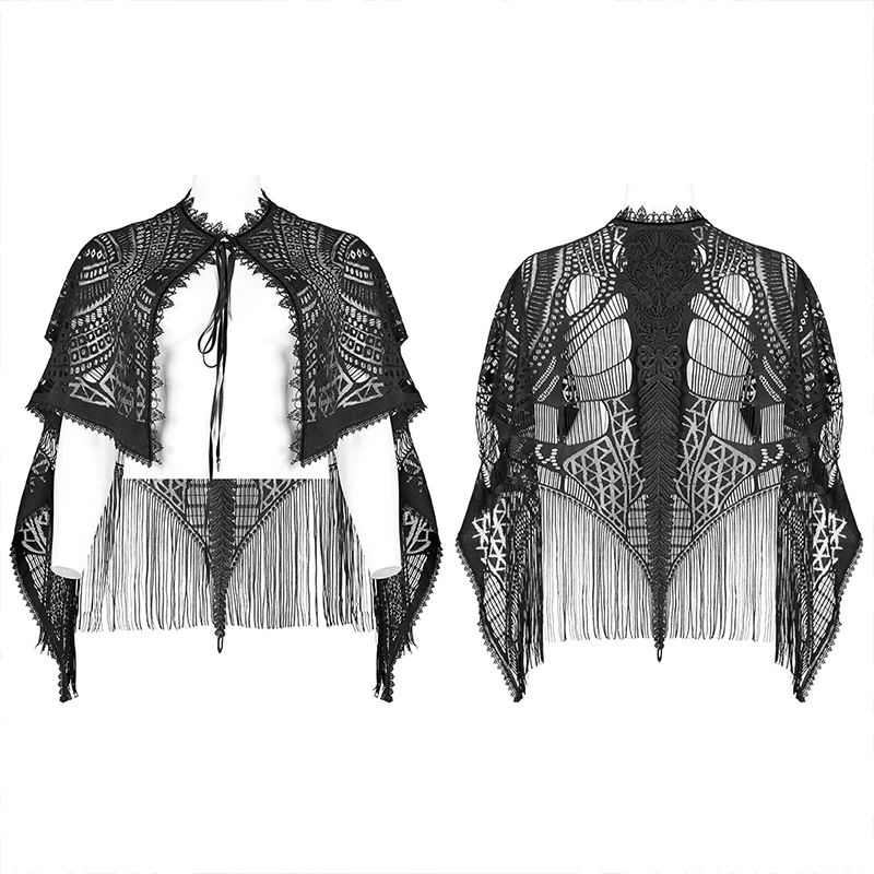 Punk Rave Big Size Design.Gothic Sexy Visual Kei Women Cape shawl DY1405