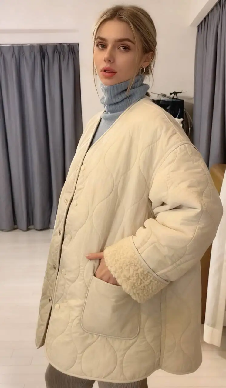 パーカー レディース ガールズ 秋 ラミー フルジップ プレスド クルーネック クロップド エラスティック タイト クリーンフィット カレッジ スクール ユースウェア スリミング イージー