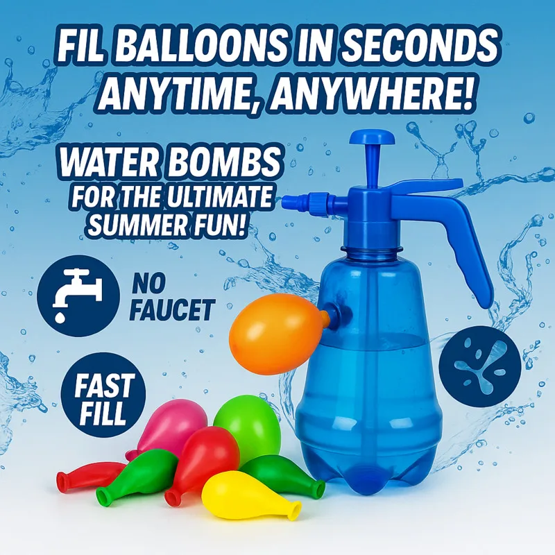 

New Portable Water Polo Inflator, Balloon Pump, Filling Air and Water, Easy To Fill, Water Filling Pumping Station, Water Polo