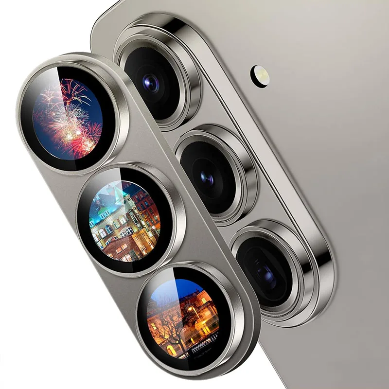 Metalen gehard glazen camerascherm Volledige beschermhoes voor Samsung Galaxy S26+ S26 Sterke adsorptie Cameralensbeschermer
