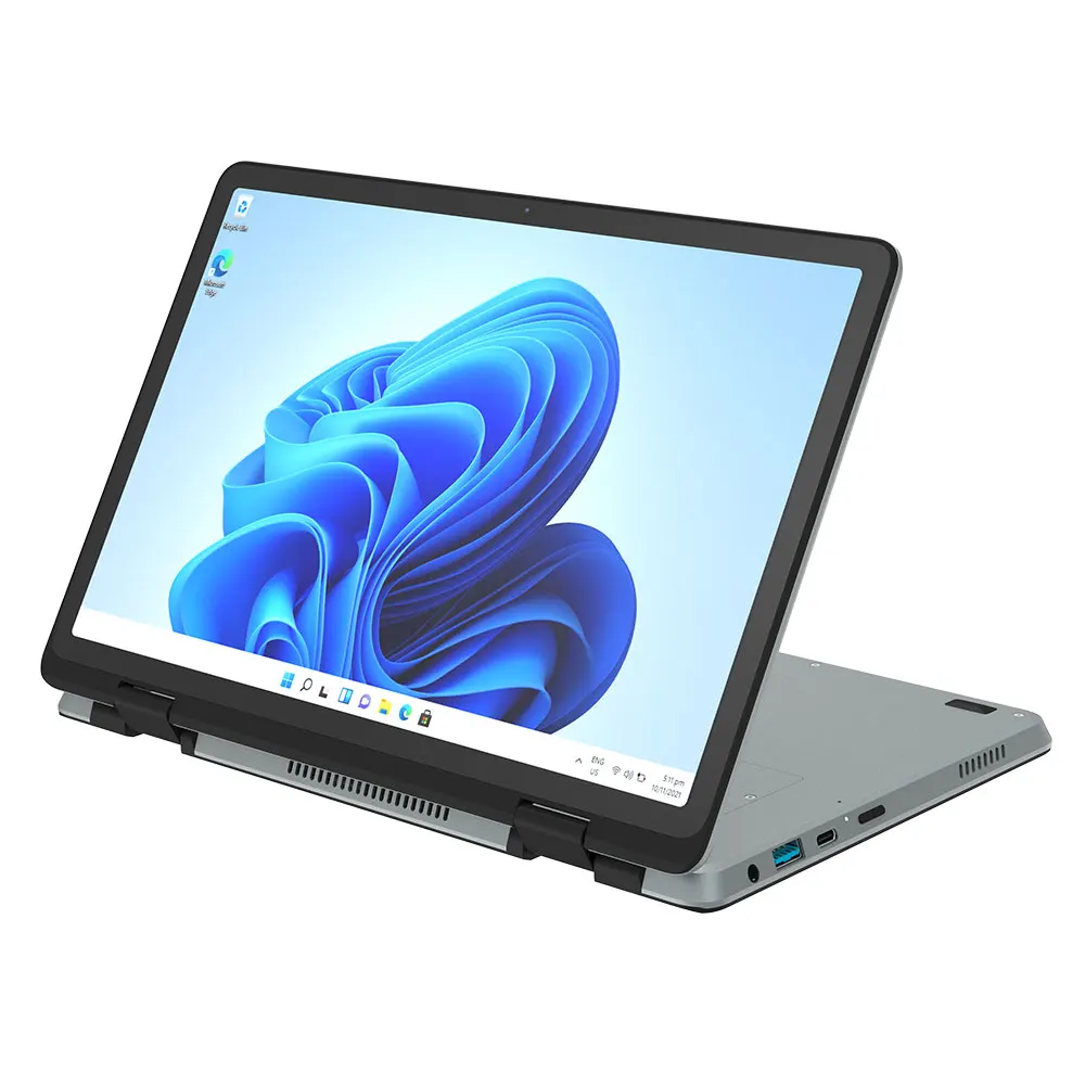 CRELANDER Mini-Yoga-Laptop 10,5-Zoll-Touchscreen DDR4 16 GB M2 SSD Tastatur mit Hintergrundbeleuchtung 360 °   Umklappbarer Windows 11-Notebook-Laptop-PC