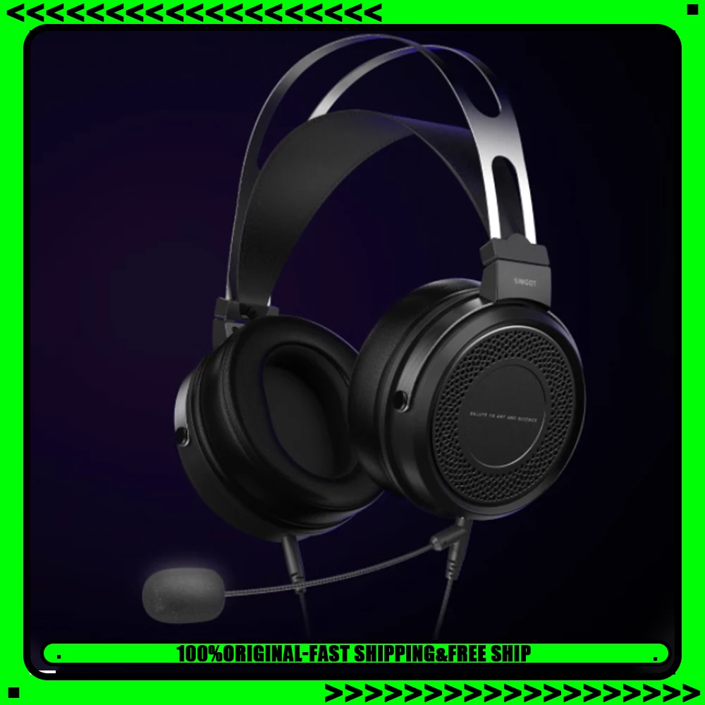 SIMGOT EP5 Wired Headphone Dynamic Driver 50mm High Resolution Audio Lightweight Lossless Sound Quality Esports Gamer Headset