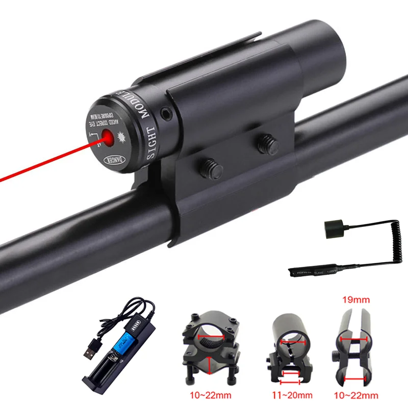 الأحمر بندقية الليزر اكسسوارات الأشعة تحت الحمراء مؤشر ليزر صغير 20 مللي متر فتحة للبطاقات أنبوب المشبك نطاق الصيد بندقية Ar 15 نطاق ريد دوت نطاق