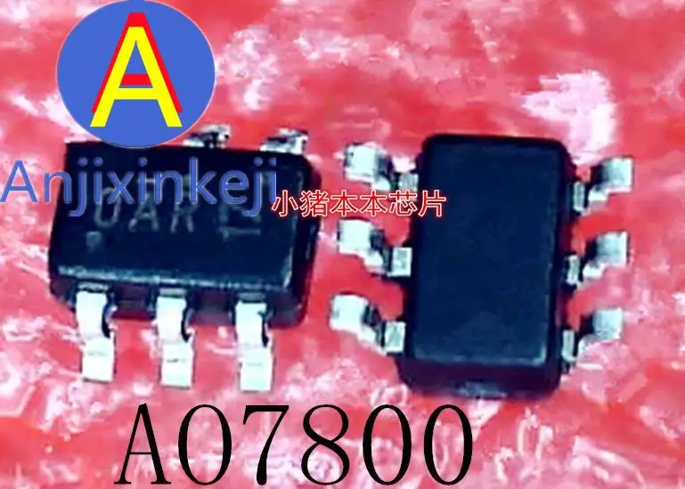 10pcs 100% orginal new AO7800 A07800 Silkscreen: OAR 0AR OA 0A SOT363