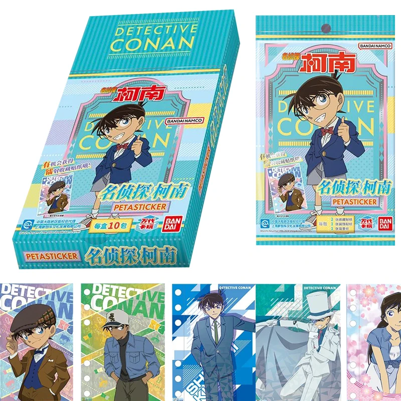 

Detective Conan Japanese Anime Characters Peripheral Stickers Cards Detective Conan Stickers Children Birthday Festival Gifts