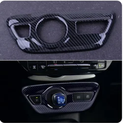 LHD ABS Car Interior Console Gear Shift Box Panel Cover Trim Frame Fit For Toyota Prius 50 sieres Hatchback 2019 2020