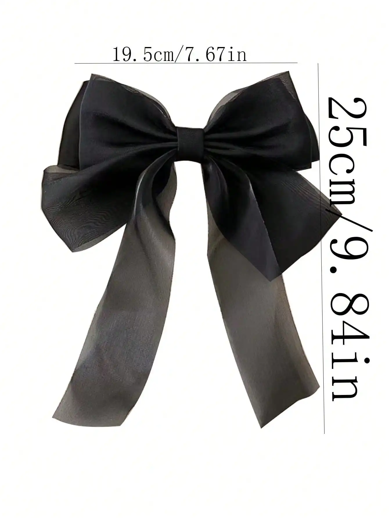 1 قطع الأزياء كودزو الشاش لامعة القوس Hairgrip للنساء الفتيات حزب إكسسوارات الشعر #6