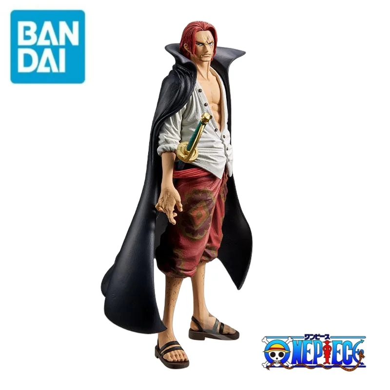 متوفر في المخزون بانداي الأصلي قطعة واحدة بانبريستو شانكس 100% حقيقية أنيمي البضائع تمثال الحلي اللعب نموذج هدايا العيد #1