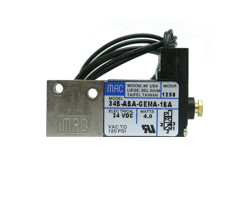 MAC solenoid valve 44B-ABA-GDFA-1KA/34C/34B-ABA-GDFA-1KA/1KT/1BA