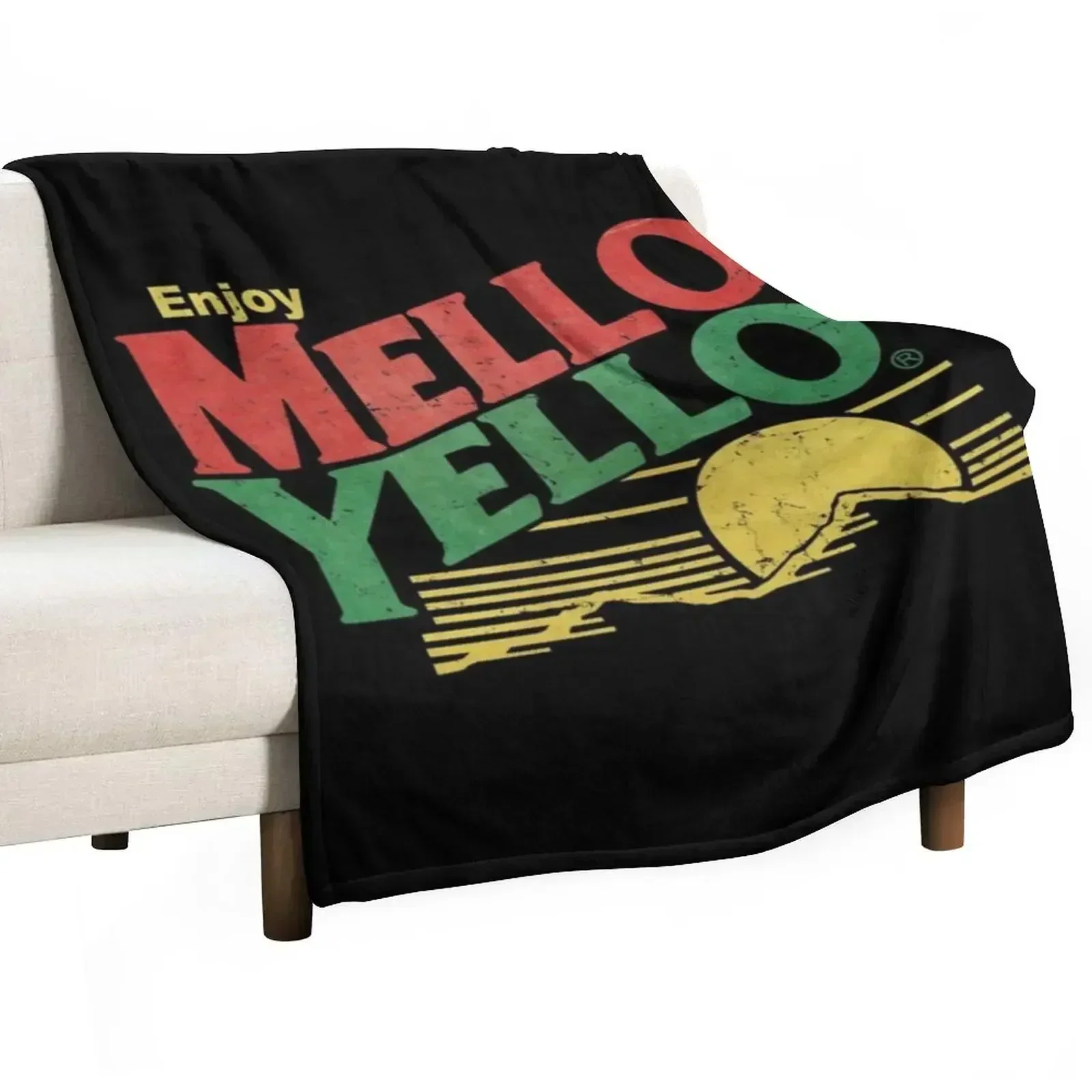 Mello Yello Essential . Throw Blanket Personalized Gift Polar Sofa Throw Decorative Beds Blankets