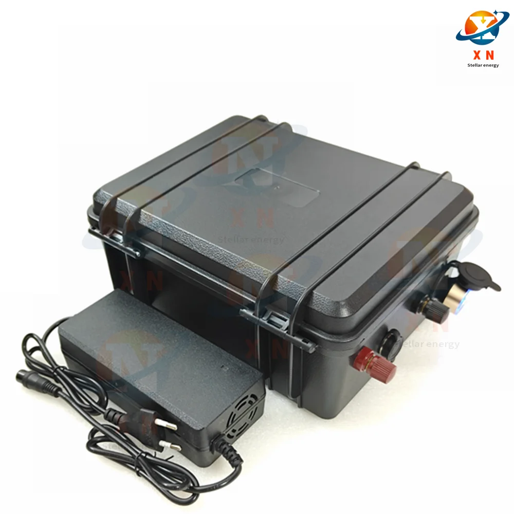 12V 100Ah 150Ah 120Ah 80Ah 60Ah 50Ah Lithium Li Ion Battery Pack For Propeller Golf Cart Fishing Finder Boats+Charger