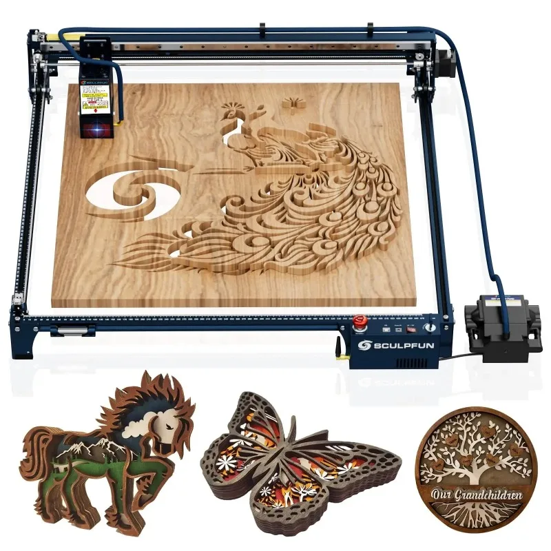 

SCULPFUN S30 22W Automatic Small Lazer Cutter Engraver Diode Cutting Machines for Business