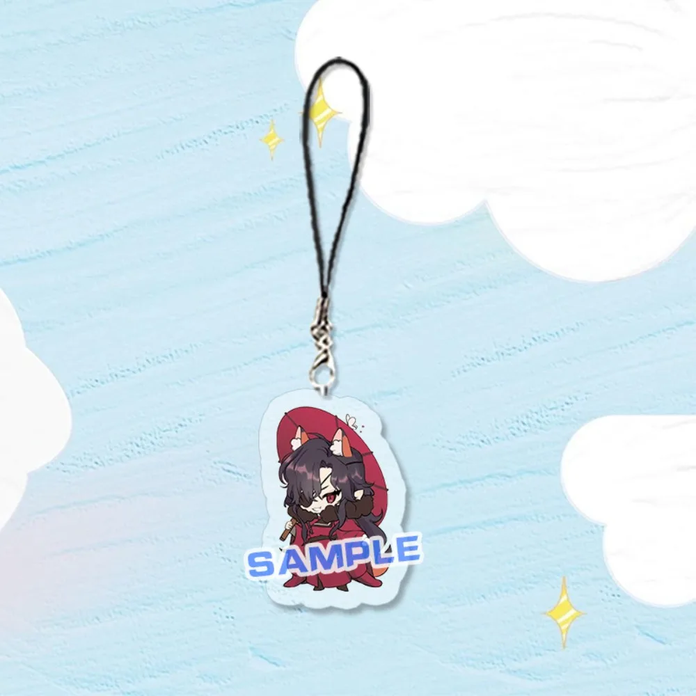 Anime The Founder of Diabolism Acrylic Keychain Phone Chain Backpack Mo Dao Zu Shi Keyring Wei Wuxian Lan Wangji Pendant Gifts