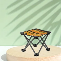 Silla plegable portátil para exteriores, taburete pequeño multifuncional para el hogar, equipo de Camping y autoconducción, 1 unidad