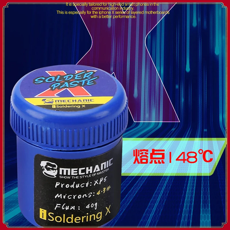 MECHANIC degree Lead-free Solder Tin For Iphone x/xs/xsmax/xr motherboard layered welding dedicated Soldering Paste Flux 148