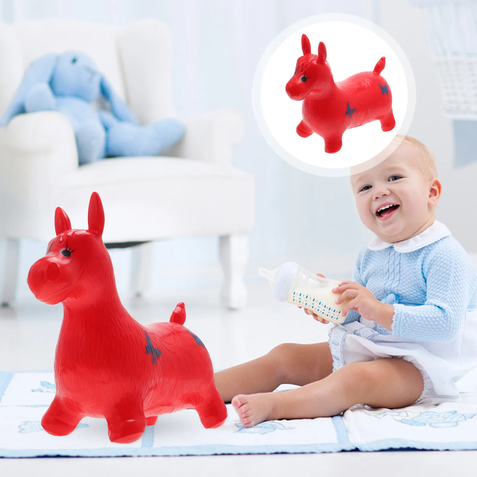 

Надувная мини-фигурка животного из ПВХ, музыкальная, забавная, для декора, вечеринок, классов, интерактивных занятий, 1 шт.