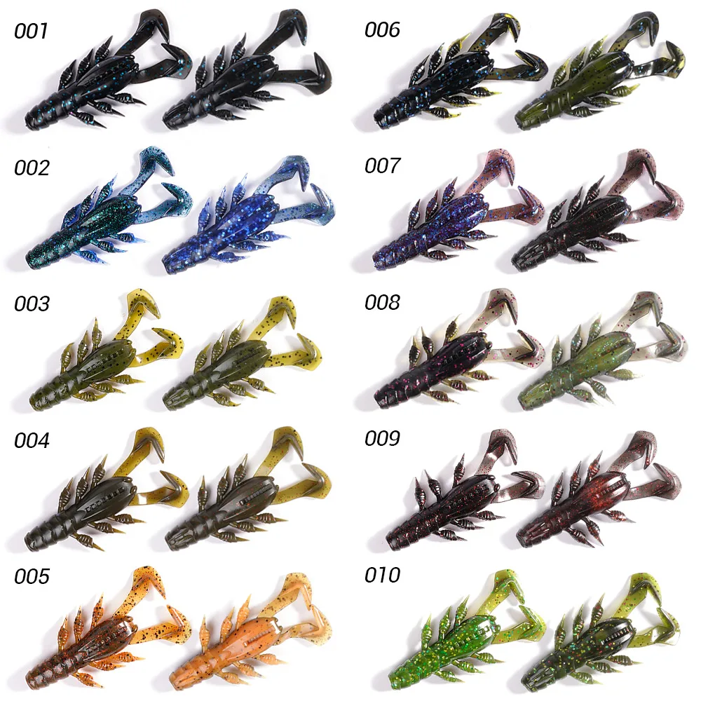 NOEBY Craw Shrimp señuelo para flipping, jigging y lubina - imagen 4
