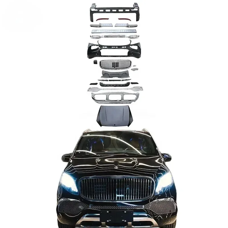 

Body kit W447 to GLS car accessories car grill front lip rear lip tips