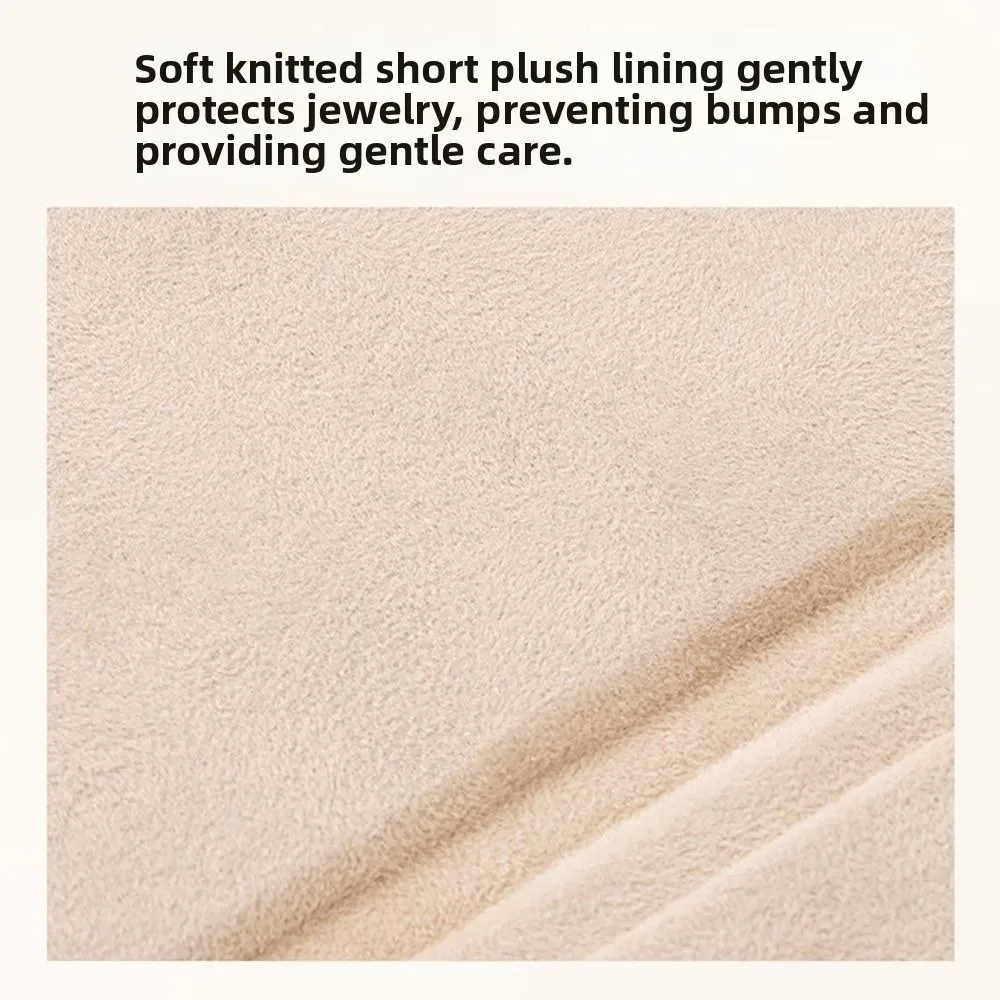 

Складная коробка для хранения украшений из искусственной кожи, складной органайзер для украшений большой вместимости, компактный дизайн с несколькими разделителями