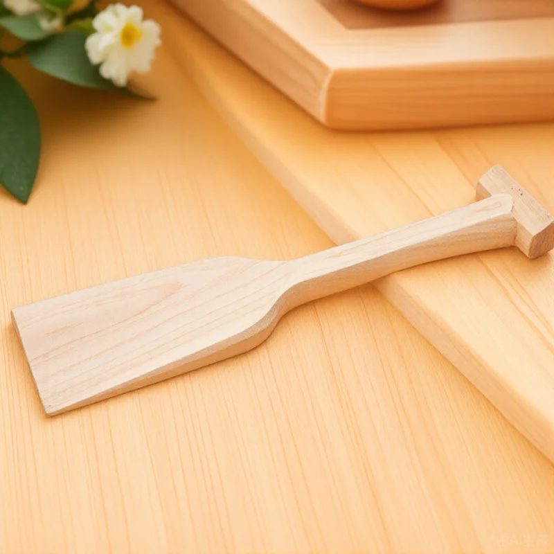 

Sturdy Wooden Lightweight Paddle For Boating Ergonomic Design Reinforced Joints Durable Wood Oar River Outdoor Water Sports