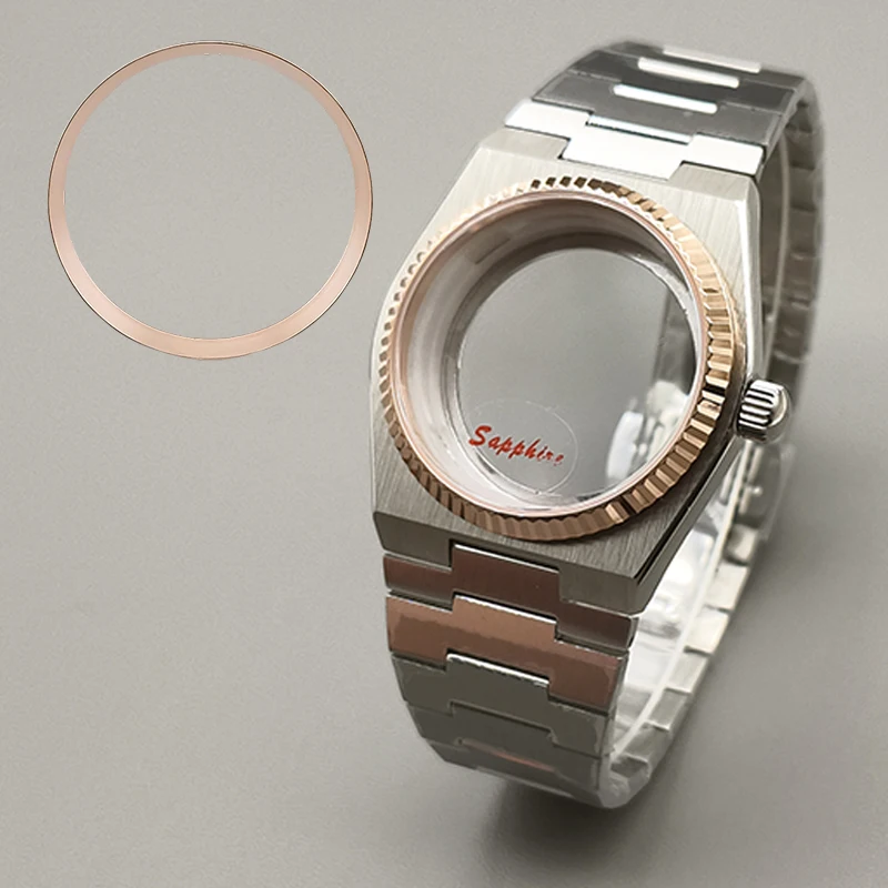 Mod 40 مللي متر PRX سوبر لاعب ساعة الياقوت الزجاج يناسب NH35 NH36 7S26 4R ساعة يد تعمل بالحركة الظل الداخلي مزيج تجديد أجزاء