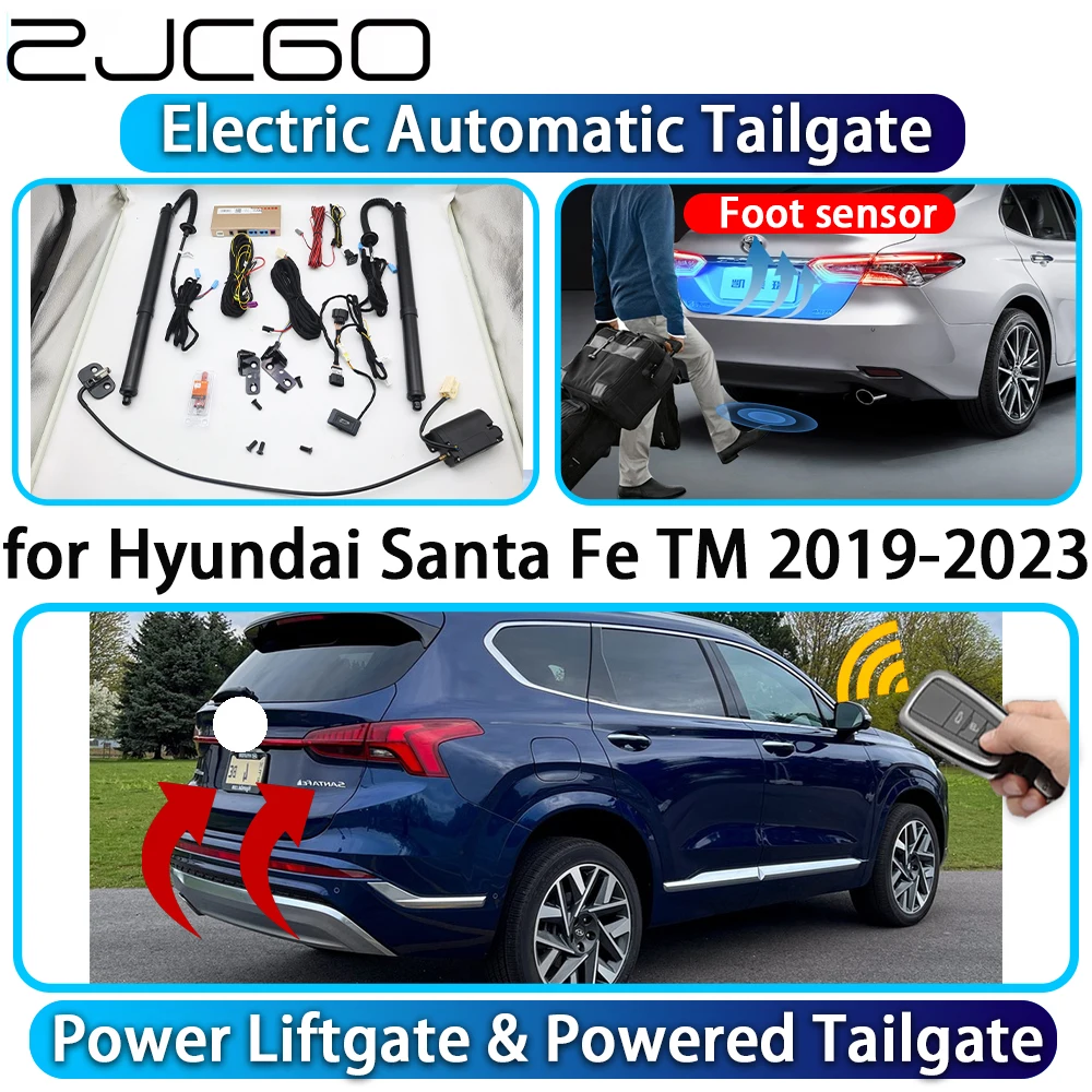 

ZJCGO for Hyundai Santa Fe TM 2019-2023 OEM Automatic Power Liftgate Powered Tailgate Intelligent System Trunk Lift Control Kit