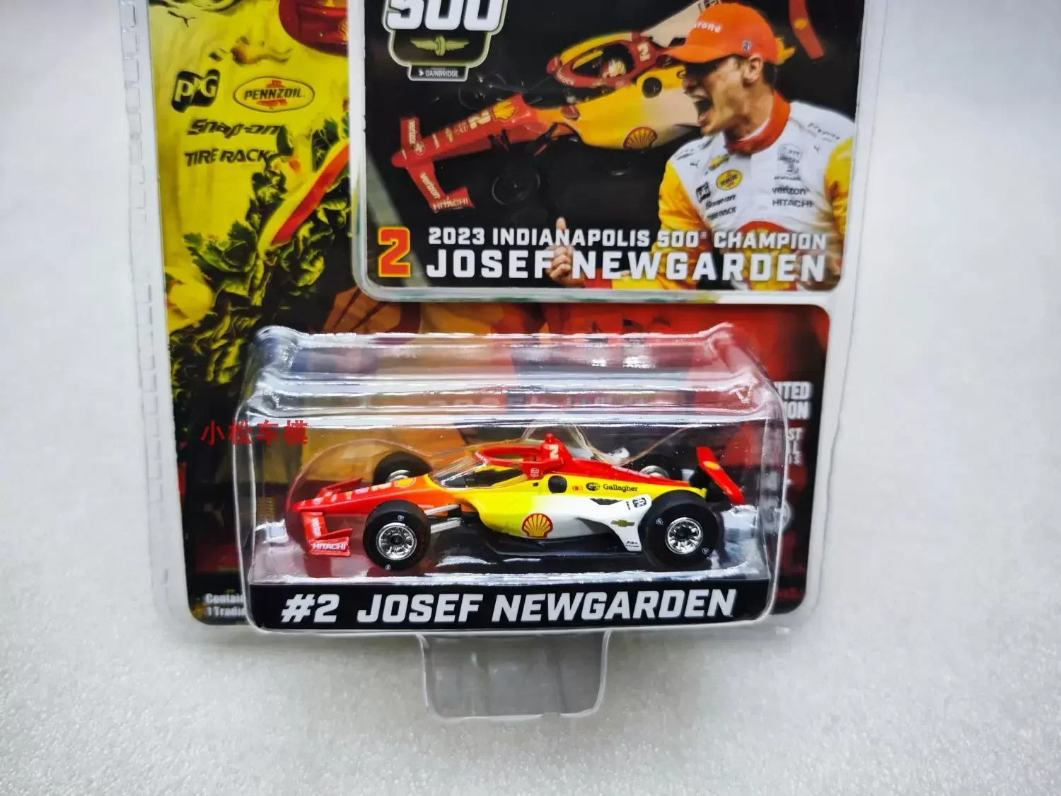 1:64 2023 NTT # 2 Josef Newgarden Diecast Metal Alloy Model Car Toys para coleção de presentes