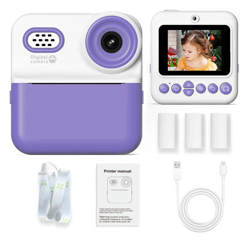 

Портативный мини-принтер Marklife, камера P03, Bluetooth, многофункциональная фото-наклейка, HD-принтер для подарка/сделай сам, креатива/маркинга