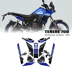 Tenere 700 Sticker For YAMAHA Tenere 700 Tenere700 World Raid Accessories Motorcycle 3D Epoxy Resin Sticker Protection Pad