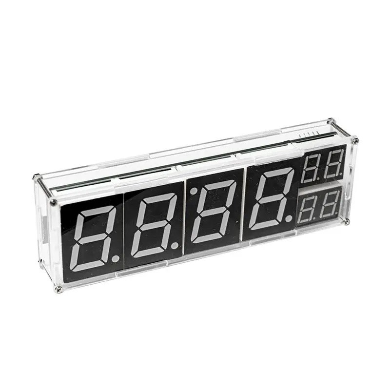 

ABKQ-ESP8266 Wifi Module Network Clock 8-Bit Digital Tube Display Time Temperature Practice Kit DIY Kit Electronic