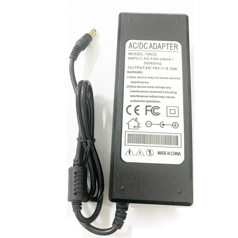 19V 6.32A 5.5 * 2.5/2.1mm Adapter for BA-301 Inogen One G2 G3 Concentrator Power Supply Charger