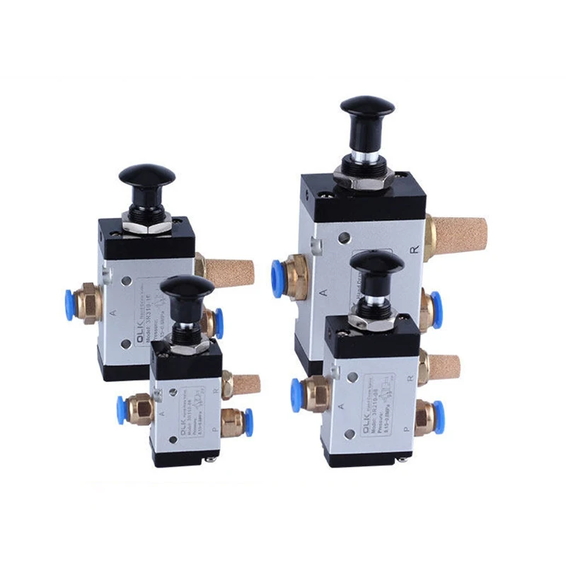 5/2 Way 4R210-08 4R310-10 4R410-15 Air Manual Valve 3R210-08 310-10 410-15 2 Way 3 Position Pneumatic Switch Control Valve