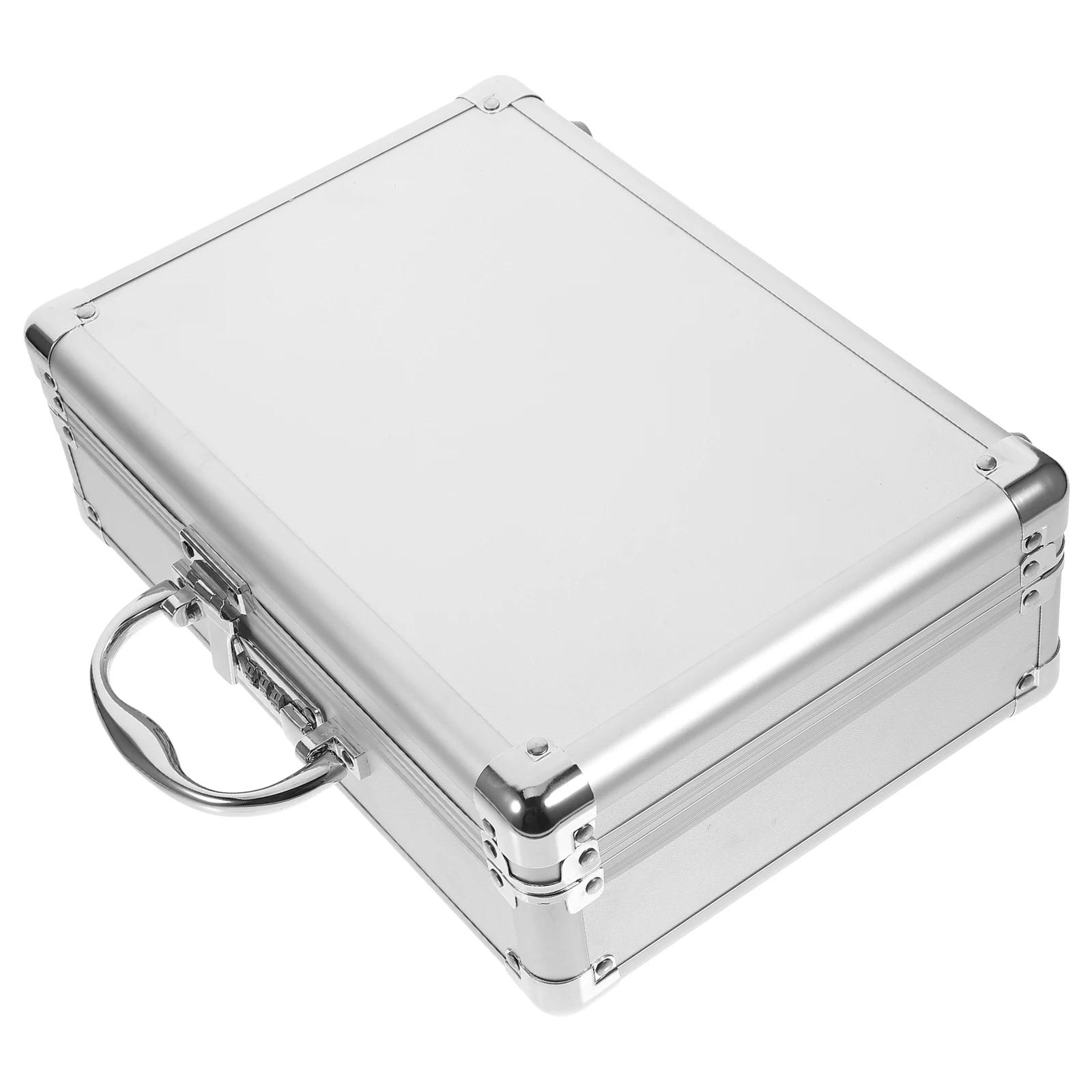 

Multifunctional Aluminum Tool Case Foam Insert Hard Carrying Case Tools Organizer Small Password Lock Toolbox Handle Portable