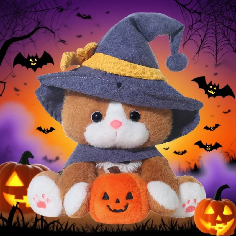 

Jooki Wizard Kitten Series Trendy Toy Plush Filled Doll Soft And Cute Sleep Companion Doll Cat Pillow Children Surprise Gifts