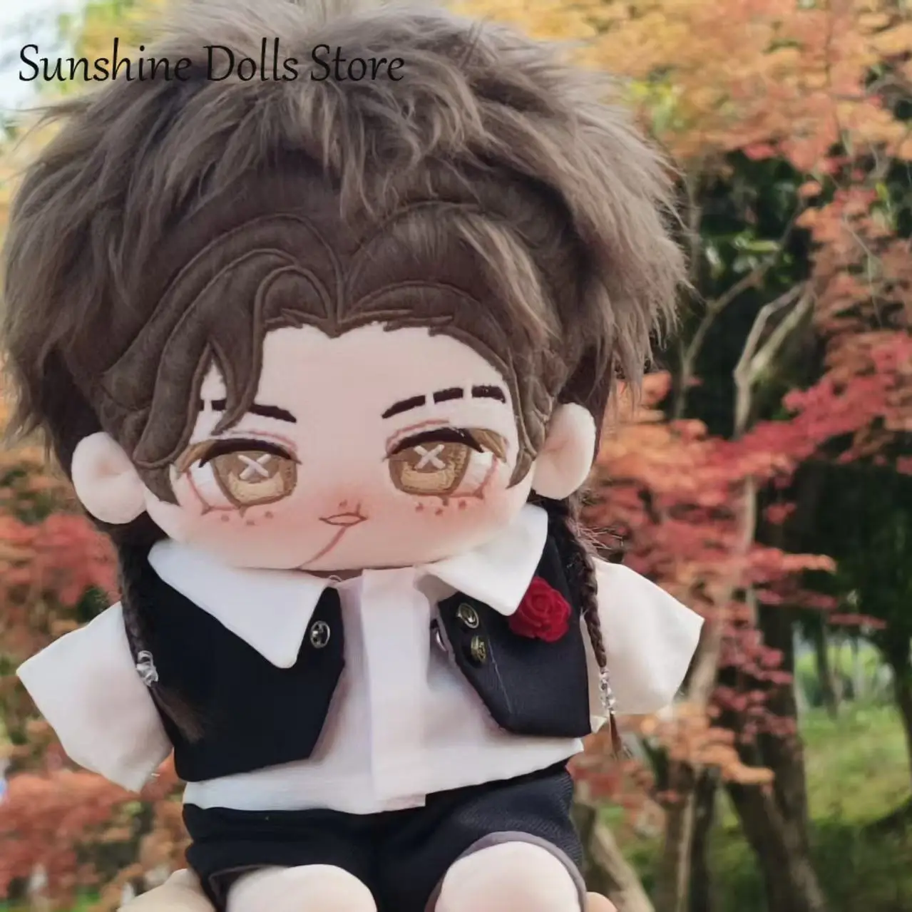 

20CM Cute Figure Plush Stuffed Doll Body Anime Hernando Romero‌ Matador‌ Identity Ⅴ Dress Up Cotton Toy Clothes Plushie Gift