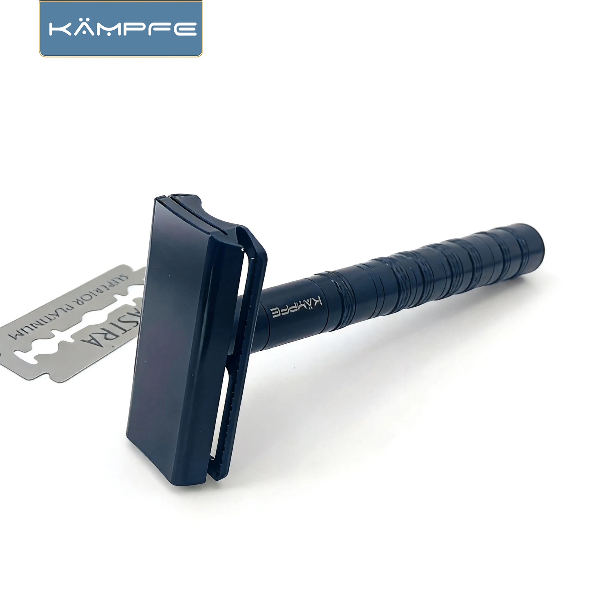 KAMPFE Double Edge Safety Razor Stainless Steel Classic Manual Shaver Wet Shaving 30-degree Shaving Angled Head for men view 4