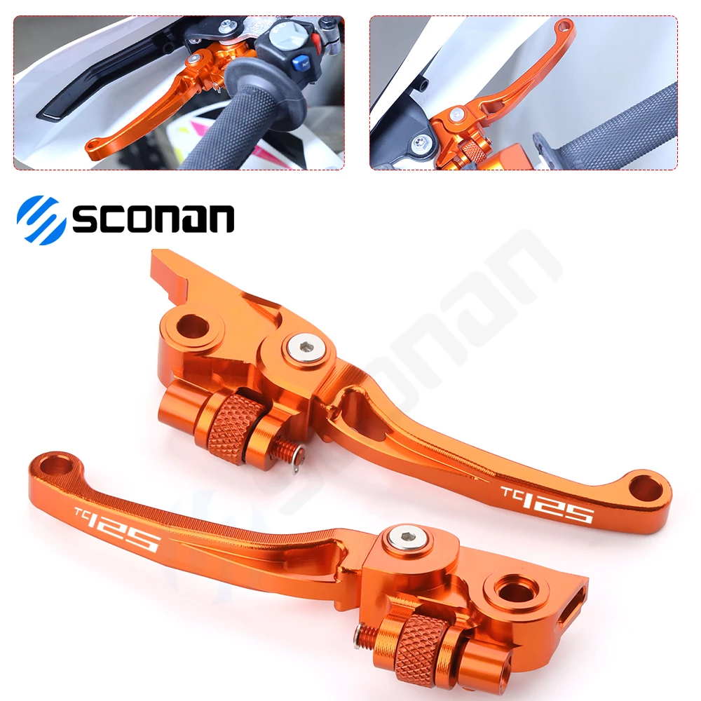 For Hus TC125 TC 125 TX300i TX 300i 2022 2023 High Quality Motorcycle Accessories CNC Aluminum Brake And Clutch Levers