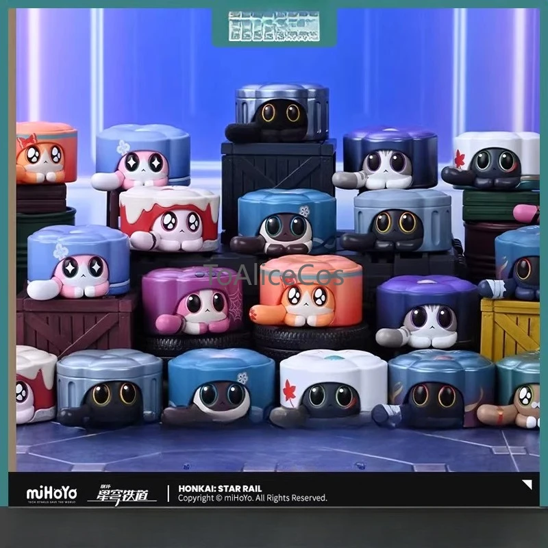 

Мини-сюрприз Honkai Star Rail: Стеклянная банка с 5 фигурками Руан Мэй (официальный продукт miHoYo)