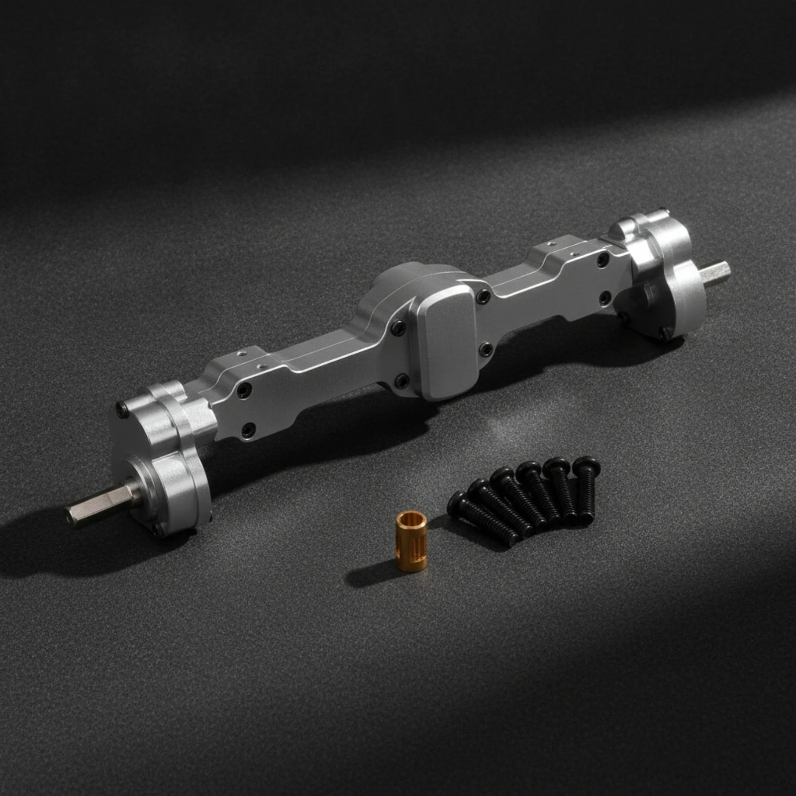 RC Car Rear Portal Axle Heavy-Duty Portal Axle with Steel Gears Hardened Rugged for Hobbyists, Trail Riding