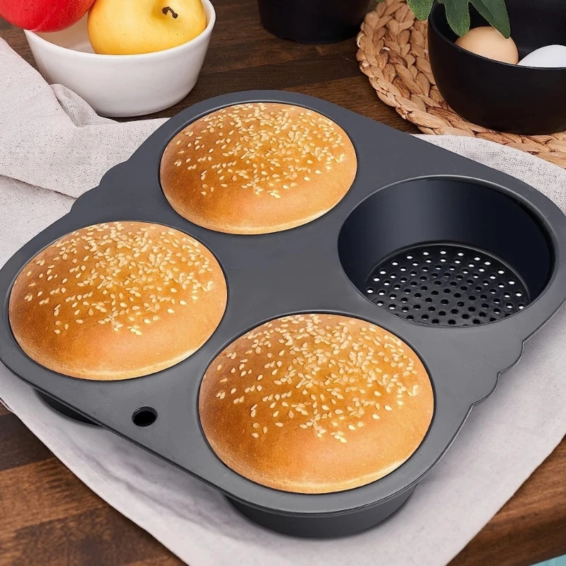 Stampo professionale per panini per Hamburger in Silicone per Hamburger per uso alimentare per adulti