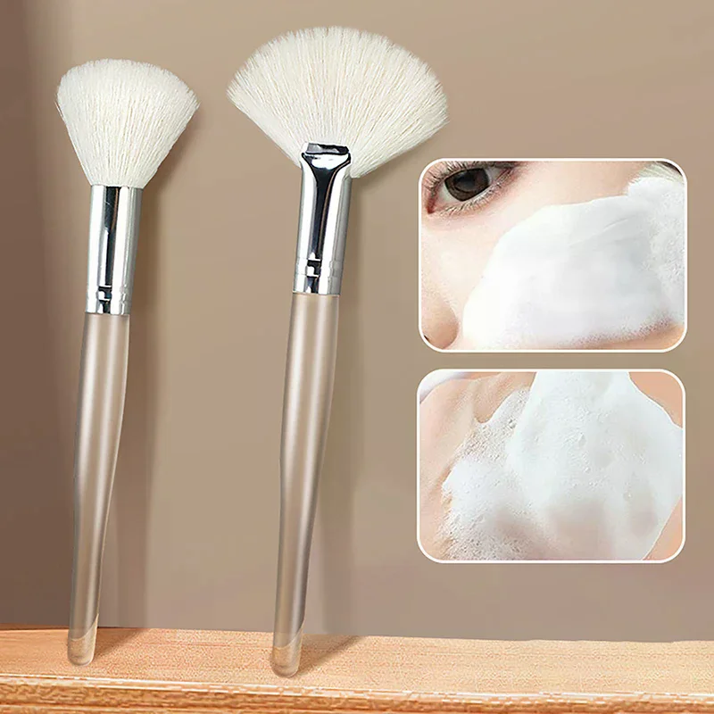 Escova de Limpeza Facial com Cerdas Macias, Escova de Massagem Facial, Escova para Máscara Facial, Ferramenta Portátil para Cuidados com a Pele