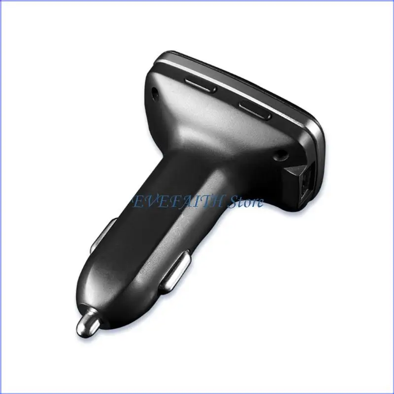 

124B Universal Car TPMS Tire Pressure Monitoring System with 4 External/Internal Voice Alarm 0-3.5Bar Adjustable