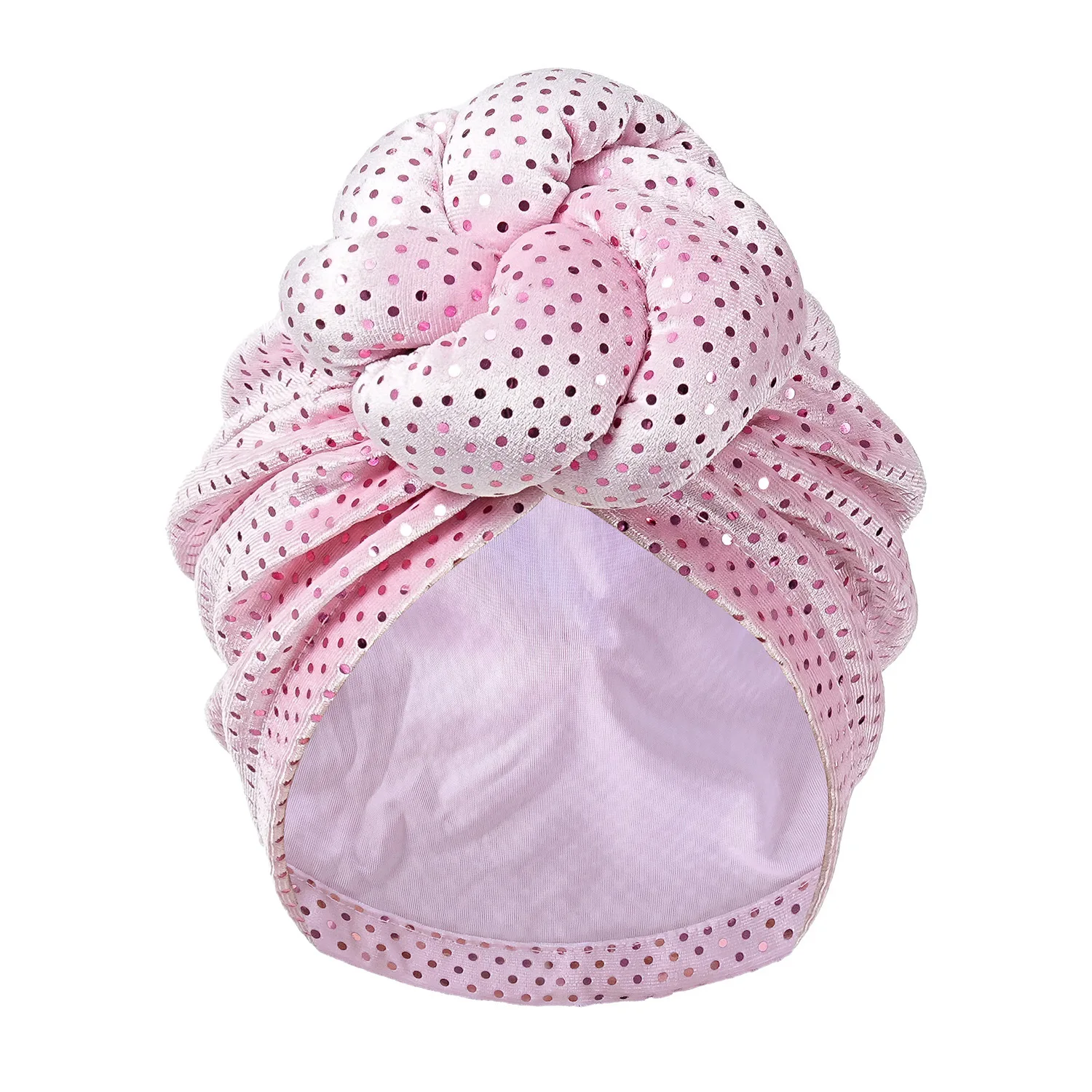 

Бархатный тюрбан с блестящей витой косой для женщин, капот, африканские повязки на голову, нигерийский автогеле, повязка на голову, мусульманская шапка, шапочка от выпадения волос