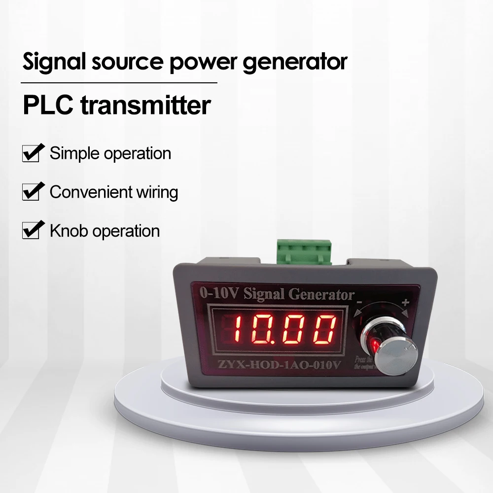 Signal Source Signal Generator, Corrente Tensão Transmissor Calibrador, Proteção de Corrente Constante, DC 12V, 24V, 0-10V